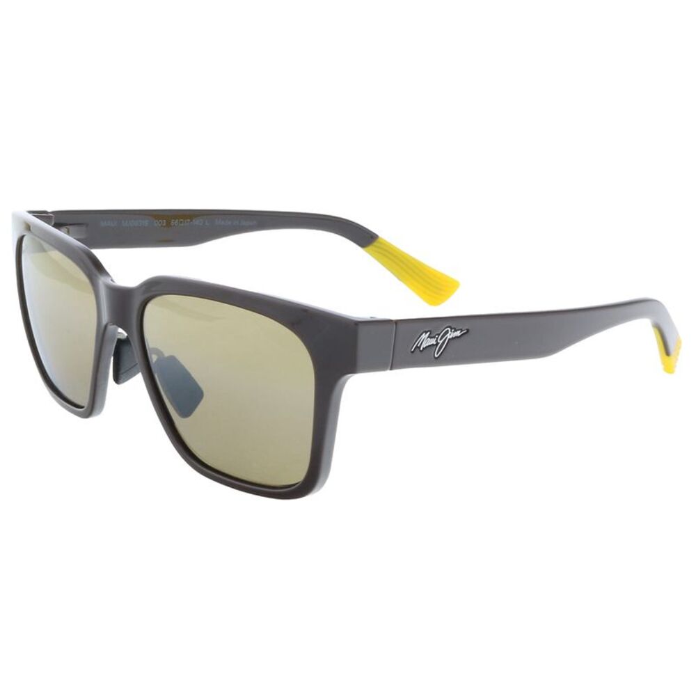 Maui Jim MJ0631S003 Square Polarized Sunglasses Shy Brown Frame